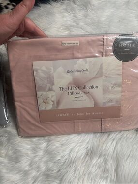 Blush Pink King Pillowcases - The LUX Collection